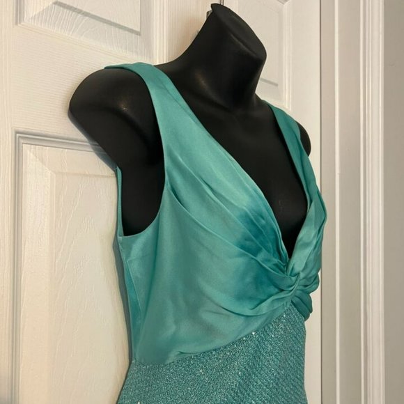 St John by Marie Gray Ultramarine Santana Knit Evening/Occasion Dress Sz 4 - Picture 6 of 8